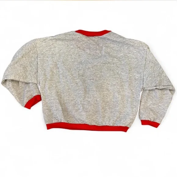 Rare Vintage 1992 Mickey Mouse‎ Sweatshirt Youth Med NWT Sears Disney Trivia Tag - Picture 2 of 6